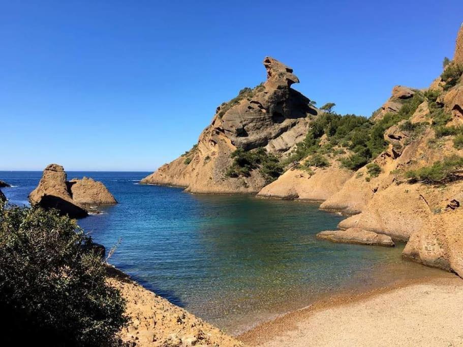 Studio 28M2 Climatise,Wifi, Proche Des Calanques,Plages La Ciotat Exterior foto